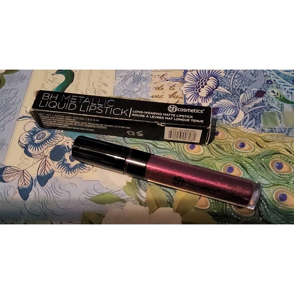 NIB~BH COSMETICS Metallic Liquid Long Wearing Matte Lipstick in Lucy